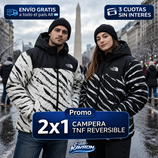 PROMO INVIERNO 2X1 CAMPERA TNF REVERSIBLE